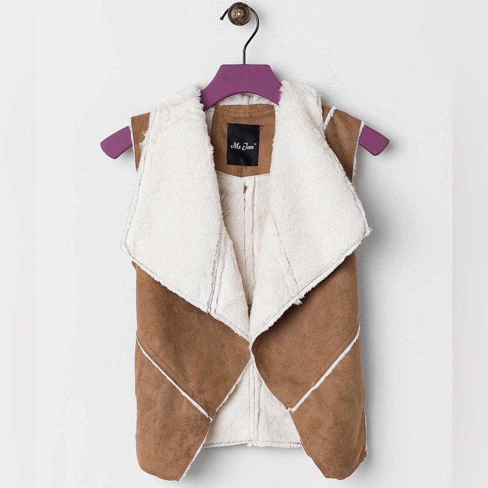 Faux sues vest small